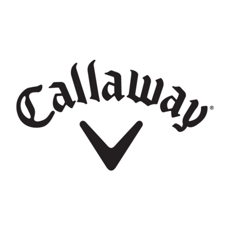 Callaway Schriftzug schwarz auf weiß